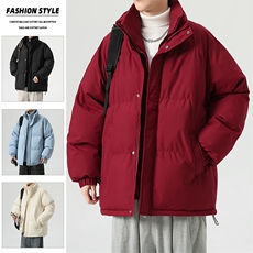 得物二开立领假两件石墨烯内里棉服棉衣外套9088特P85控118，男装棉衣，电商A309