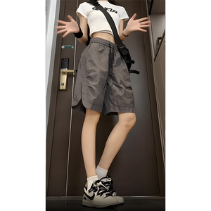 904-2-XKZ330-p35特控49夏季开叉宽松户外短裤男女运动五分子爆！图片