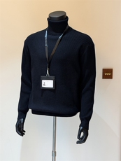 男高领条纹毛衣翻领针织衫打底衫W6006-P45，男装T恤，星座1012-1