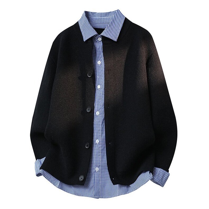 8775-P852025年秋冬新款休闲毛衣男士时尚长袖宽松针织衫上衣，男装针织衫/毛衣，电商A113