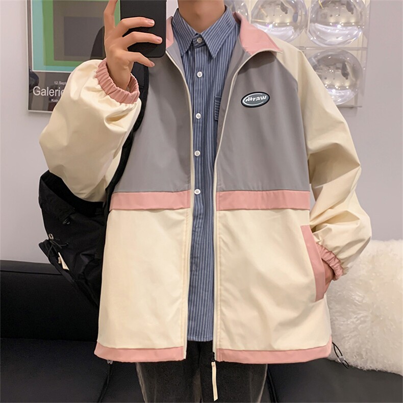 秋款棒球服夹克外套男潮牌潮流字母刺绣情侣学生22126-P65控108,男装夹克,星座717