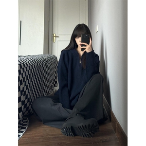 【有货】BK68CC-特P50 环形纽扣西裤男女款设计感裤子图片