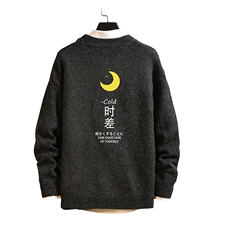 M19047-P45加绒款-P65加厚加绒毛衣男大码毛线衣男针织衫砖墙，男装针织衫/毛衣，电商A040A