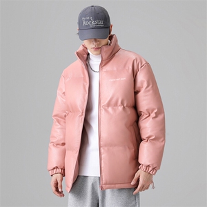 特批70 新款港风中性印花皮棉衣外套保暖御寒皮棉服PY8933-P70图片