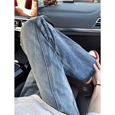 【高质量现货特批40】男女复古窄版宽松牛仔裤610A-B5146，男装牛仔裤，星座610A