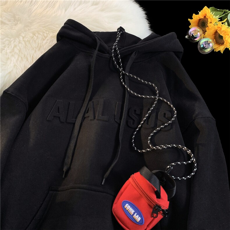 抖音品质供货2025秋冬新款凹凸钢印连帽卫衣A158-WY60-P65，男装卫衣，电商A158