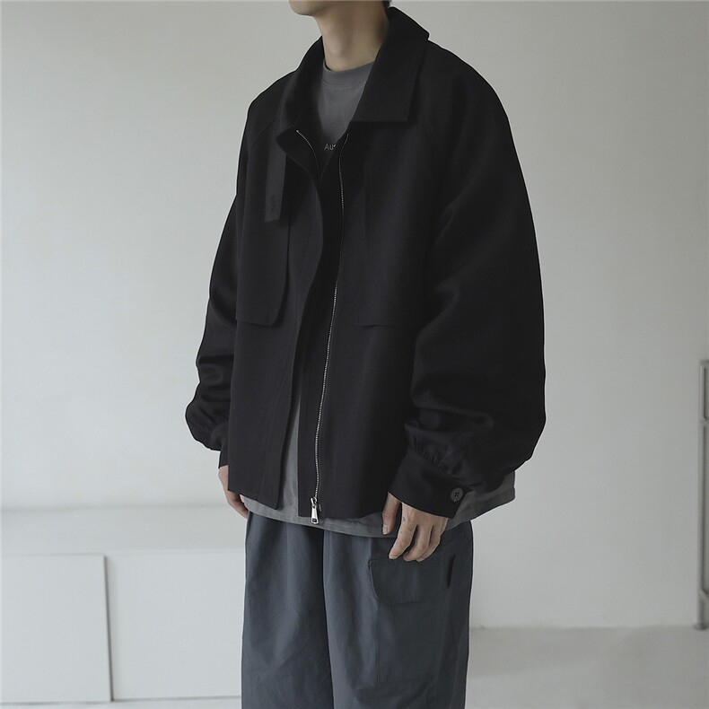 轻奢韩版秋装立领开衫夹克高领外套JK1003-P125,男装夹克,星座216(原A116)