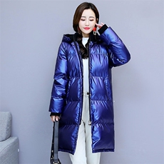 气质时尚潮流连帽棉衣/棉服长袖中长款2020年冬季修身，女装棉衣/棉服，凯瑟曼