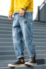 有2021春新品宽松工装男士休闲裤潮牌牛仔裤DT，男装牛仔裤，电商A102