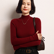 2025年秋季一线镂空抽条半高时尚百搭通勤休闲，女装羊绒衫，魅途羊绒