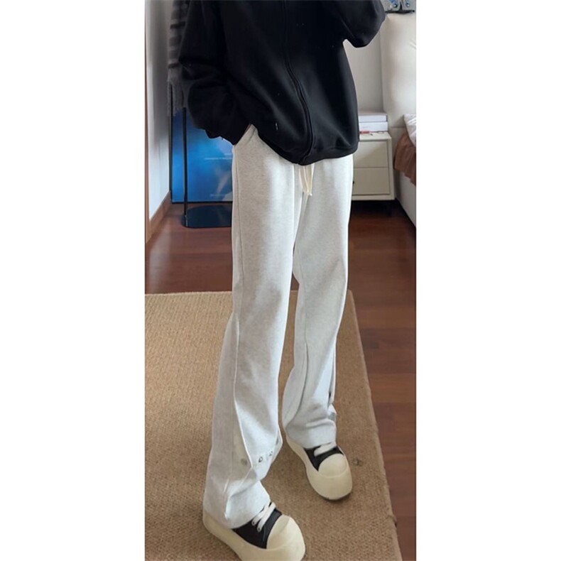 秋冬美式高街vibe运动加绒休闲卫裤货号K2485特P4578加绒P60图片