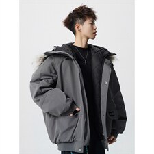 3000件现货可脱卸毛领S-5XL大码涤纶棉衣男MY77917P138控198，男装棉衣，星座226-2