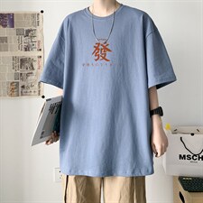 港风室内夏季短袖T恤A30-P25，男装T恤，星座414-3