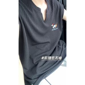 XZ809A/BSS03/特P24/控48   肌理感腊肠狗绣花背心T恤图片