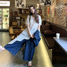 现货！1数据款，有买家秀牛仔特色2件套（T加裤子）P170三件套190，女装套装/套裙，2C262