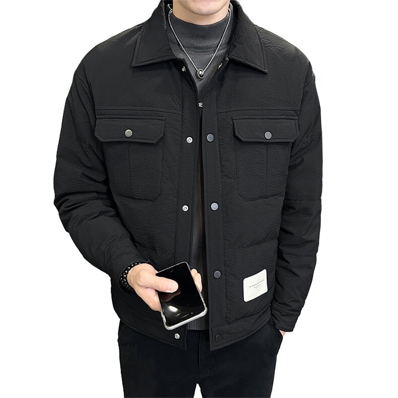 AK97905钱塘2020-3冬季厚款时尚休闲百搭简约中年男士羽绒服P160,男装羽绒服,钱塘207-3