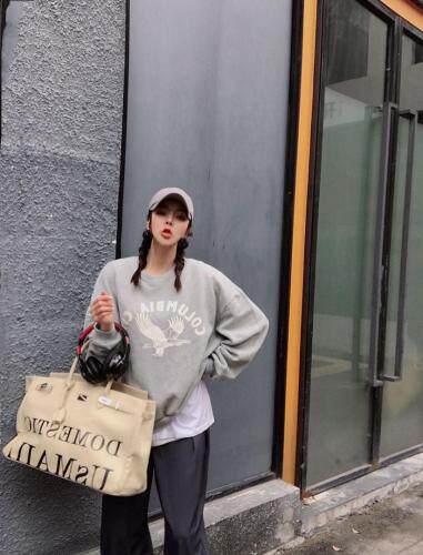 加绒卫衣，女装卫衣/绒衫，尚映