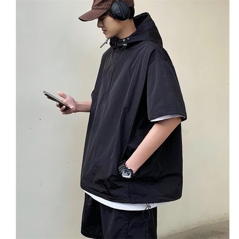 2025防晒衣套装男士夏季宽松休闲运动防紫外线一套男夏装,男装防晒衣,星座506A
