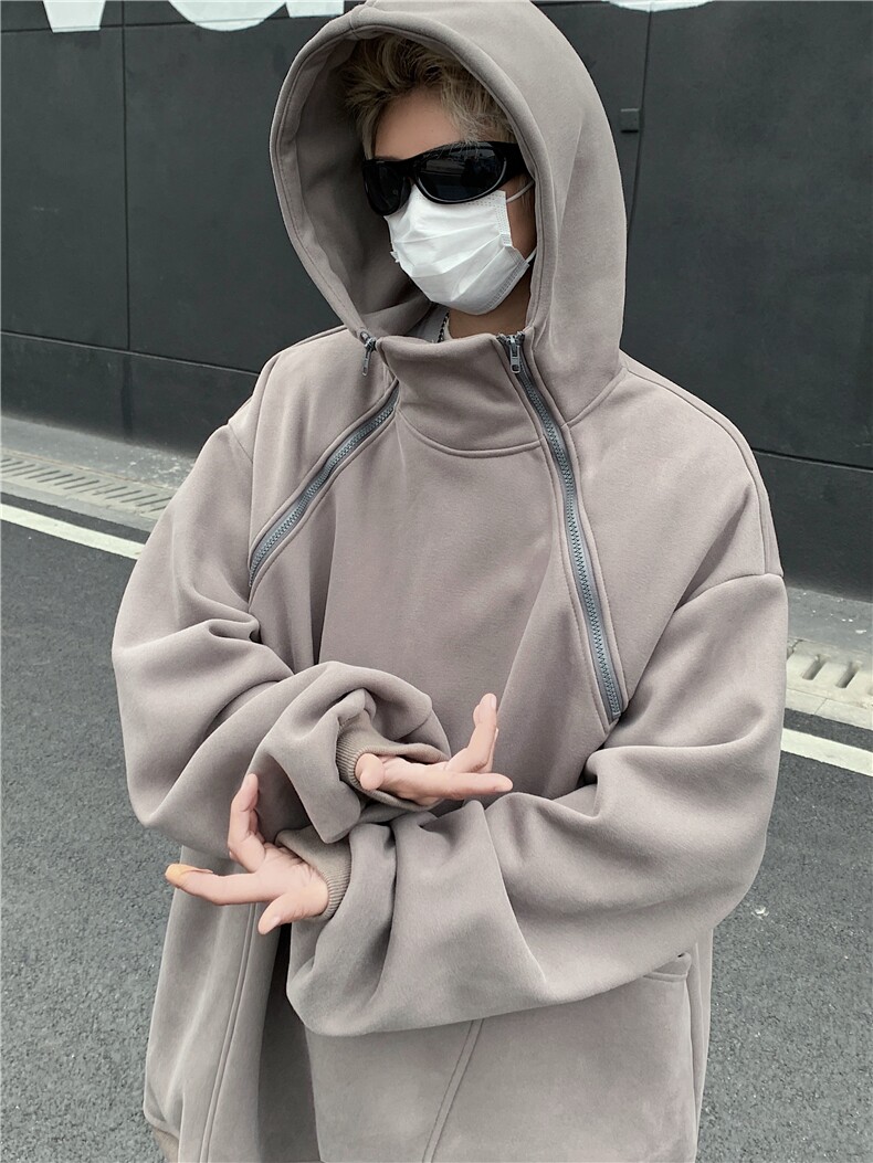 XZ809A/24W01/常规P85/控98/加绒P95/控108重磅拉链冲锋连帽卫衣,男装卫衣,星座809A(原222-1)