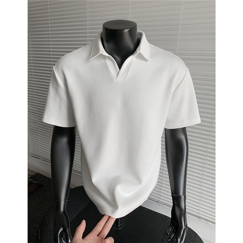 主推POLO衫夏季翻领半袖上衣cleanfit正肩海鸥领短袖t恤S442特P28图片