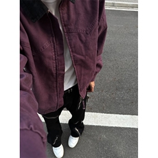 【有货】cleanfit紫色底特律外套男高级感工装夹克8156LL-特P62，男装夹克，星座1007（原301D）