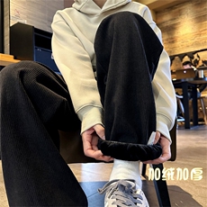 XZ616秋冬重磅加绒加厚灯芯绒双标设计百搭长裤TY1190P65控78，男装休闲裤，星座512A（原616）