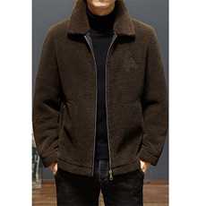 加厚冬季羊毛外套青年上衣毛巾绣毛呢高品质夹克M1188-P133控218，男装毛呢大衣，星座310B-3