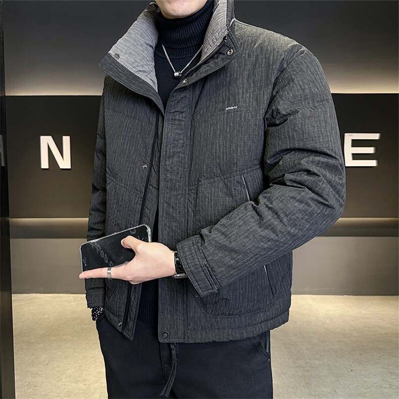 90白鸭绒大货男装羽绒服冬季外套C317-Y26017-P275图片