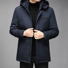 男士羽绒服常规款2021季新款连帽厚款潮流休闲外套男GR6989-P235图片