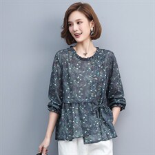 2021春季新款简约时尚优雅气质休闲上衣，女装T恤，悦见她