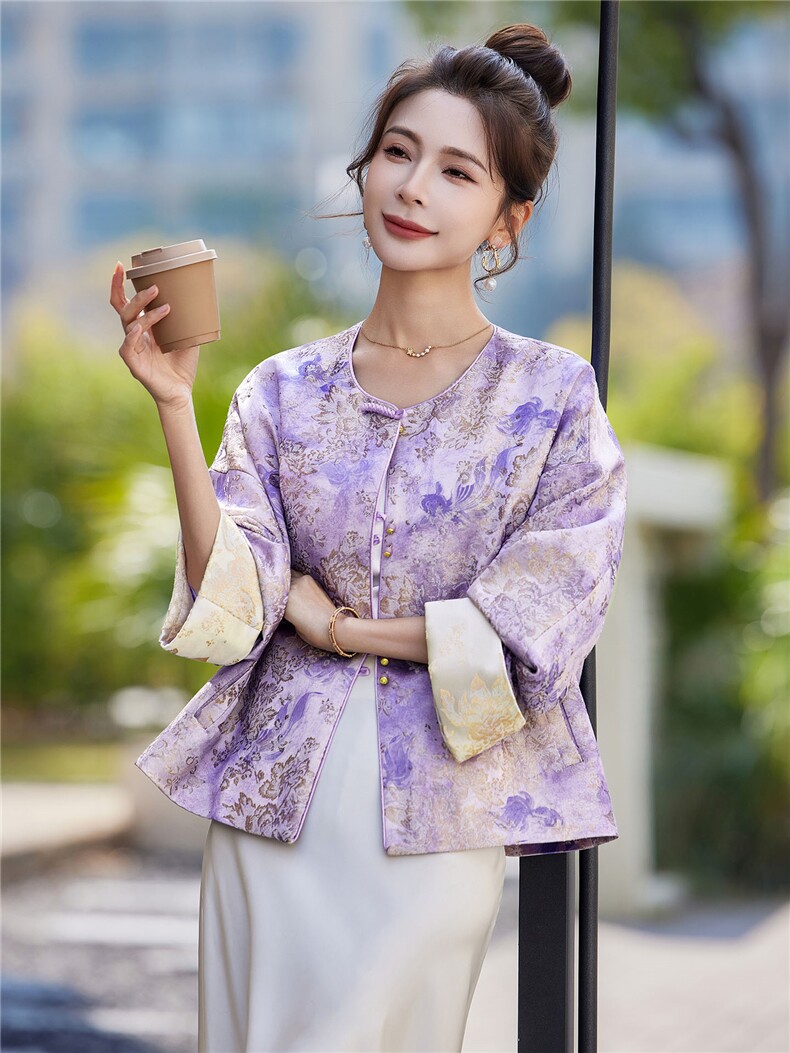 中式2026年春季新款刺绣短外套,女装短外套,靓衣阁