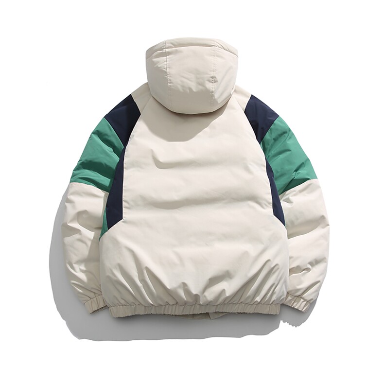 2024秋冬季冲锋衣夹克棉衣潮宽松拼接情侣外套A436-5919-P105,男装棉衣,电商A436