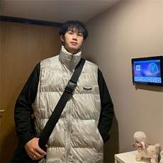 特P60控118冬季棉服马甲男港风宽松棉衣无袖外套MJM263，男装棉衣，电商B370