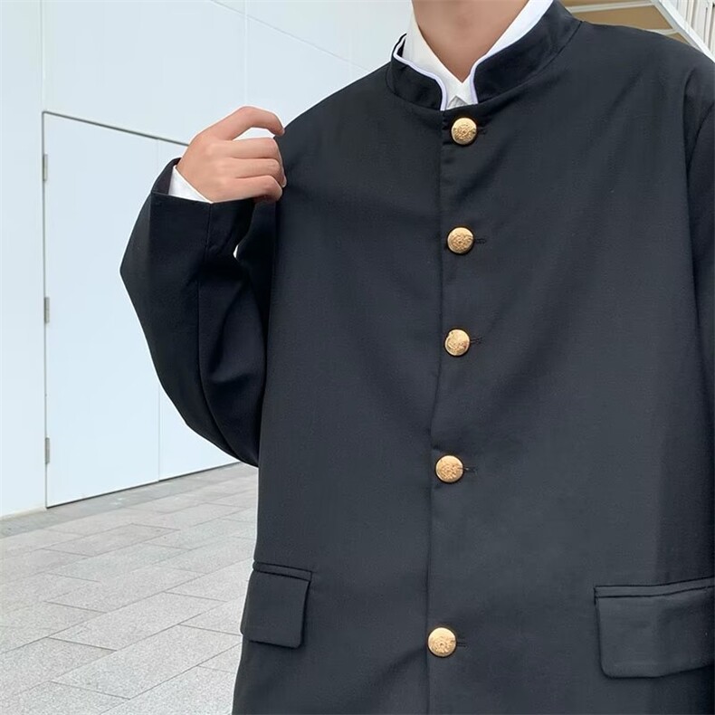 男秋季外套潮牌街头立领热血高校中山装夹克外套西服G24P50,男装夹克,星座1116-2