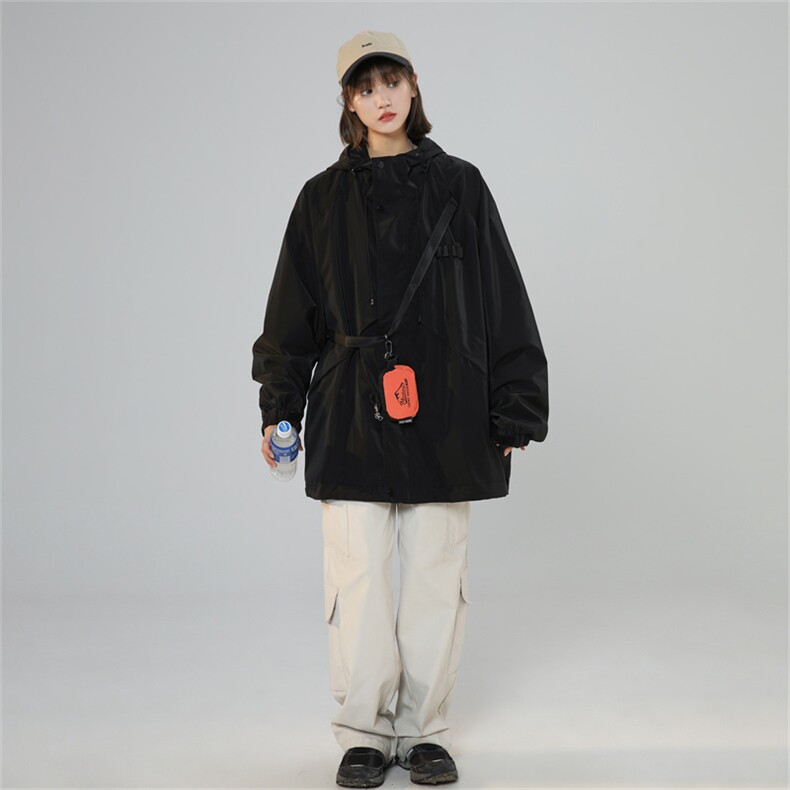221-1高品质复古机能风挎包情侣冲锋衣夹克外套JK2318-P98控129,男装夹克,星座221-1