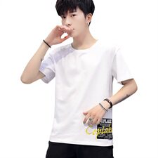 6907-P30夏季短袖t恤男士潮牌圆领刺绣半袖男装潮流体恤，男装T恤，电商D310（原电商305）