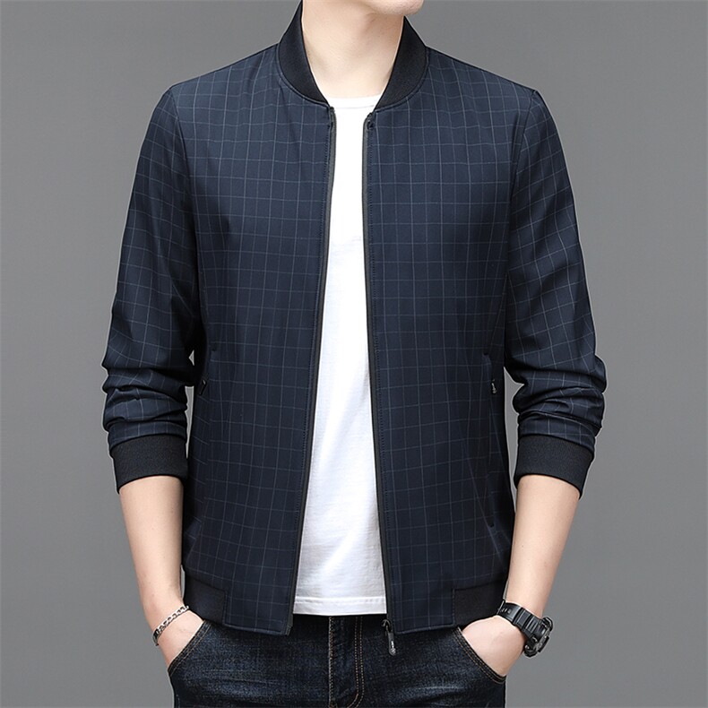 BSTN9830春季新款2023年男士休闲长袖青年夹克商务外套P65,男装夹克,电商B360