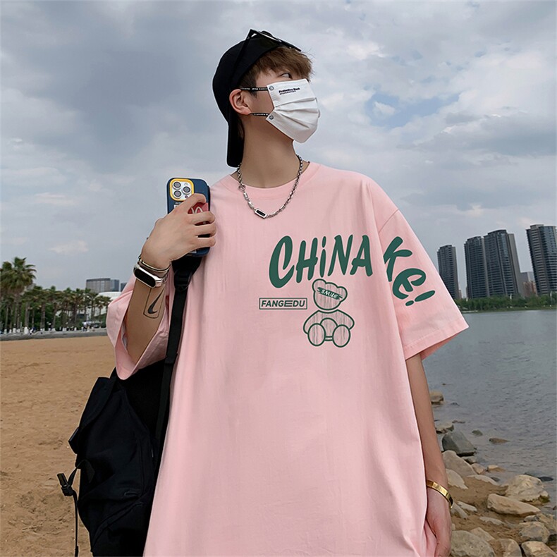 ！纯棉重磅220克夏季男士印花短袖T恤QT707-T237-P25,男装T恤,星座617B