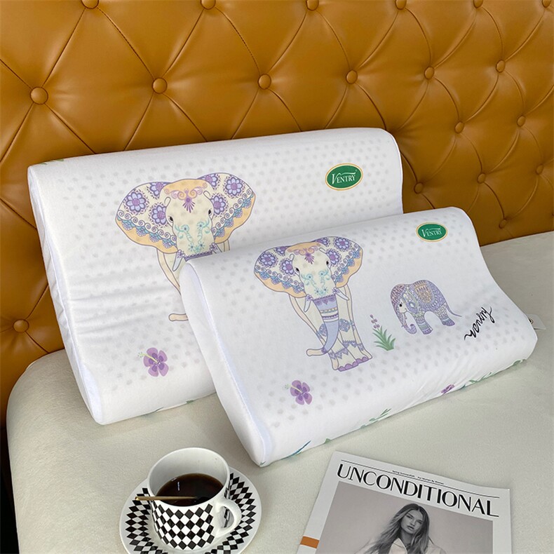 2023新款ventry正品天然乳胶枕正品二代V牌乳胶枕，枕套/枕芯，一起卖家纺