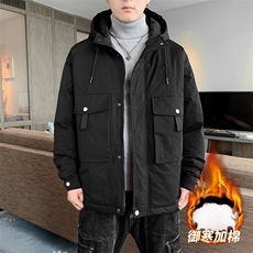 冬季工装棉衣男棉袄外套ins情侣款面包棉服M0719-P110，男装棉衣，星座308B-1