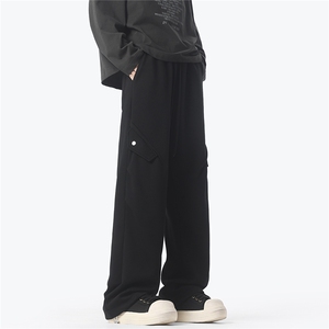 现货 现货 面料65棉35聚脂钎维 秋季休闲卫裤D329-QM747-P50-控78图片