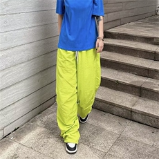 彩色多巴胺穿搭防水速干休闲长裤薄尼龙机能风伞兵裤潮KX506-P35，男装休闲裤，星座1008