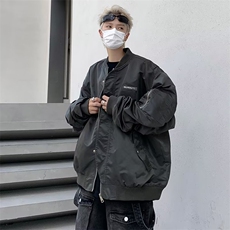 美式潮牌复古飞行员棒球服夹克男女春秋街头J866P75，男装夹克，星座1116-2