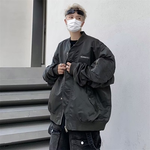 美式潮牌复古飞行员棒球服夹克男女春秋街头 J866 P75图片