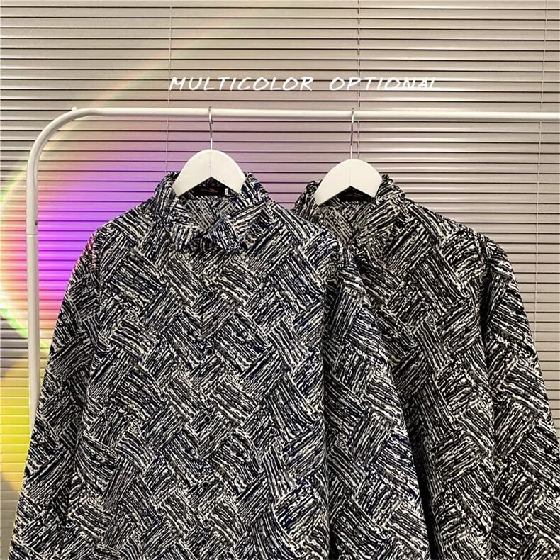 潮纯色青春流行ins冬季宽松型简约日常长袖原宿CS908P46,男装衬衫,星座1116-2
