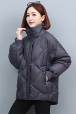2023冬装新款百搭时尚潮流气质短款休闲小个子棉服外套女，女装棉衣/棉服，丽影随形
