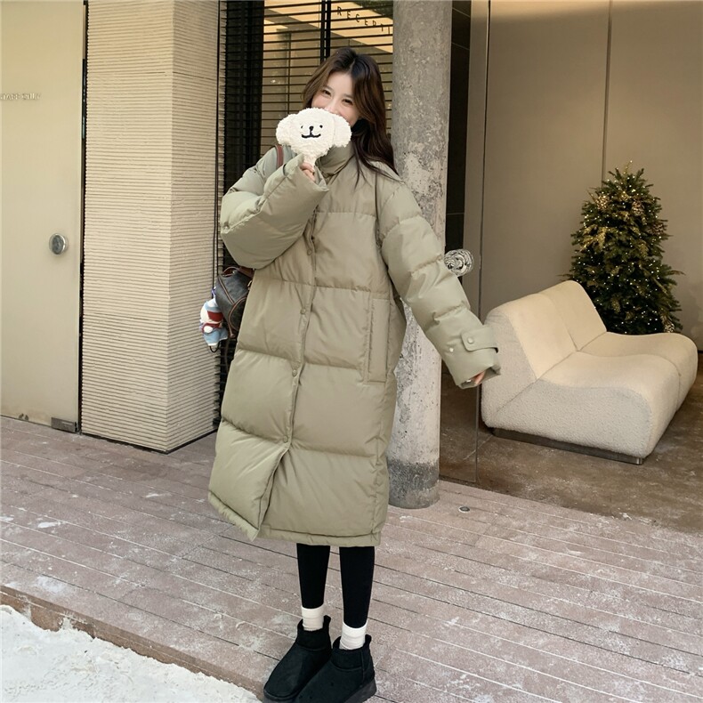 现货:冬季新款洋气韩系白鸭绒过膝休闲羽绒服2C135-8960P335K508,女装羽绒服,2C135
