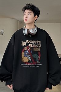 ！圆领卫衣男长袖T恤男 WY154-P28 加绒款（JR）-P33 控价:49图片