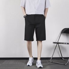 时尚2025夏季新款休闲短裤青少年修身五分裤男士弹力中裤KA51，男装牛仔裤，星座1116A-2（原606A-1）