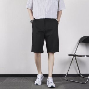 时尚2025夏季新款休闲短裤青少年修身五分裤男士弹力中裤 KA51图片